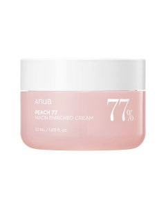 Смягчающий крем-пудинг для лица PEACH 77% NIACIN ENRICHED CREAM 50.0 Anua