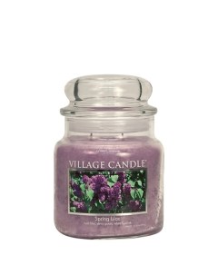 Ароматическая свеча "Spring Lilac", средняя Village candle