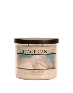 Ароматическая свеча "Dolce Delight", чаша, средняя Village candle