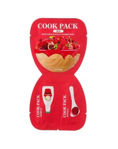 Маска для лица подтягивающая и укрепляющая кожу Cook Pack Red Moisture & Elasticity Rubber Mask Ettang