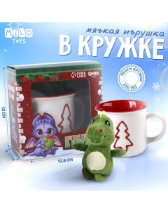 Новогодний набор «Исполнения желаний», игрушка в кружке, МИКС Milo toys