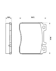 Тормозные колодки Bosch