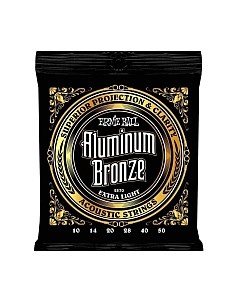 Струны для акустической гитары 2570 Acouz Alum Bronze EX Ernie ball