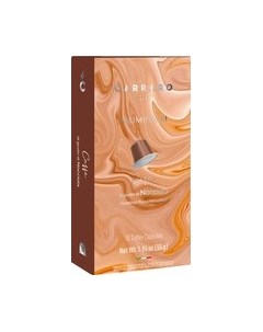 Кофе в капсулах Hazelnut стандарта Nespresso Carraro