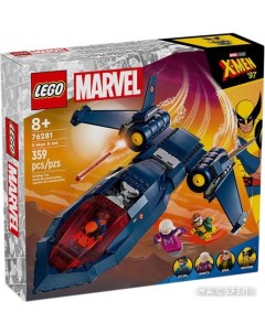 Конструктор Marvel Super Heroes 76281 Истребитель X-Jet Людей Икс Lego