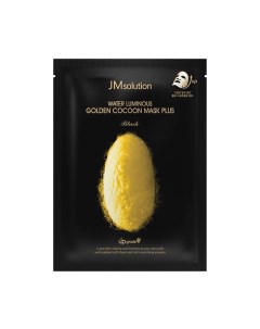 Маска для лица для упругости с шелком кокона Black Water Luminous Golden Cocoon Mask Plus Jm solution