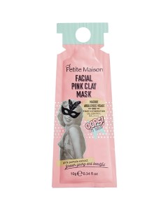 Маска из розовой глины FACIAL PINK CLAY MASK Petite maison