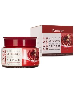 Крем для лица увлажняющий с экстрактом граната Pomagranate Visible Difference Moisture Cream Farmstay