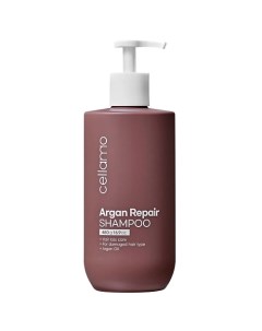 Шампунь для поврежденных волос с аргановым маслом Argan Repair Cellamo