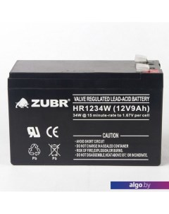 Аккумулятор для ИБП HR1234W 12V9Ah Зубр