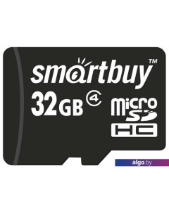 Карта памяти Smart Buy microSDHC (Class 4) 32 Гб (SB32GBSDCL4-00) Smartbuy