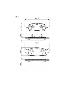 Тормозные колодки Bosch