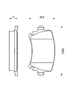 Тормозные колодки Bosch