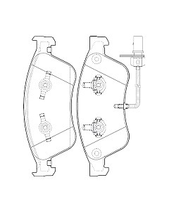 Тормозные колодки 302071 Valeo