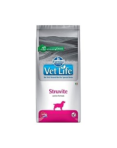 Сухой корм для собак Vet Life Struvite Farmina