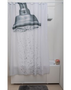 Штора для ванной с утяжелителем SHOWER, 180х200 см, PLE Primanova