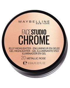 Гелевый хайлайтер "Face Studio Chrome" Maybelline new york