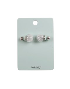 Серьги Silver Rounds Twinkle