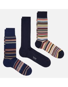 Комплект носков Signature Stripe 3-Pack Paul smith