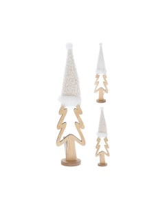 Сувенир новогодний Xmas tree in hat (white) 34 см GR9022030 No brand