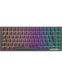 Клавиатура RK84 ISO RGB (черный, RK Red) Royal kludge