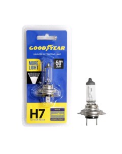 Лампа автомобильная галогенная Н7, 12V 55W PX26d, More Light Goodyear