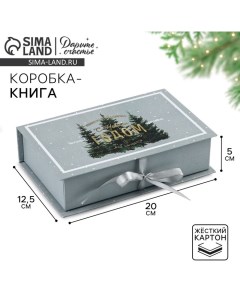 Коробка?книга «Новогодняя ночь», 20 х 12.5 х 5 см, Новый год Дарите счастье