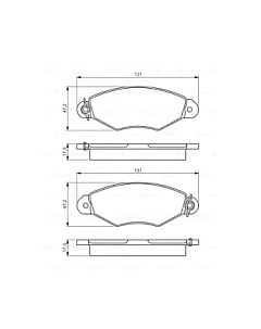 Тормозные колодки Bosch