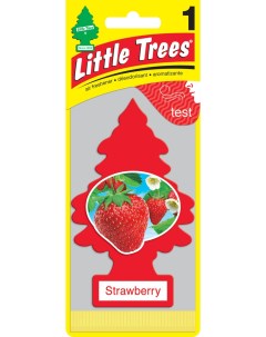 Ароматизатор Ёлочка Клубника (Strawberry) LITTLE TREES Fresh way