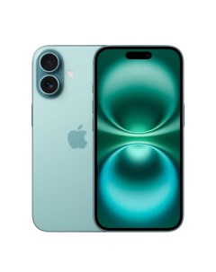 Смартфон Apple iPhone 16 256Gb SIM+eSIM (бирюзовый)