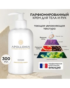 Парфюмированный крем для рук и тела Ocean Hand & body cream 300.0 Apollonia