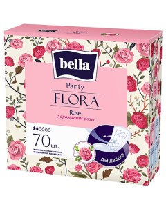 Прокладки ежедневные Panty FLORA Rose 70.0 Bella