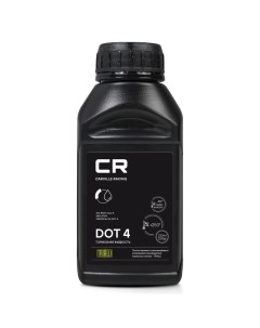 Тормозная жидкость DOT 4, t>250°C, вязкость <1500, 233 мл/250 г Carville racing