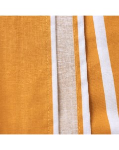 Пододеяльник "Mustard stripes" 200*215, 100% хлопок, поплин 125г/м2 Этель