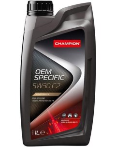 Моторное масло OEM Specific C2 5W-30 1л Champion