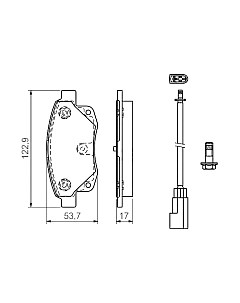 Тормозные колодки Bosch