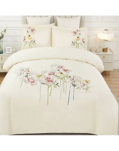 Постельное белье Elegant Сатин с Вышивкой, 2 -спальное, 200x220 Melody Arya home collection