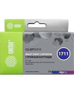 Картридж CS-EPT1711 (аналог Epson C13T17114A10) Cactus