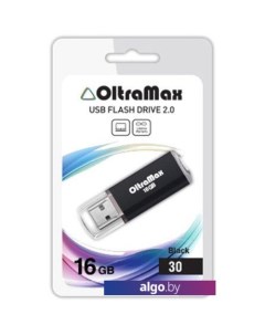 USB Flash 30 16GB (черный) [OM016GB30-B] Oltramax