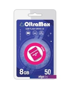 USB Flash 50 8GB (розовый) Oltramax