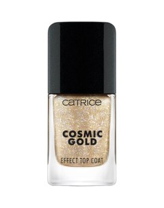 Топовое покрытие для ногтей Cosmic Gold Effect Top Coat Catrice