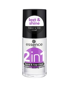 Базовое и топовое покрытие 2 in 1 Base & Top Coat Essence