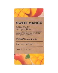 Парфюмерная вода женская Sweet Mango 50.0 Vegan.love.studio