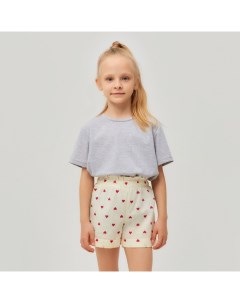 Шорты для девочки : Cotton Collection цвет бежевый, рост 158 Minaku