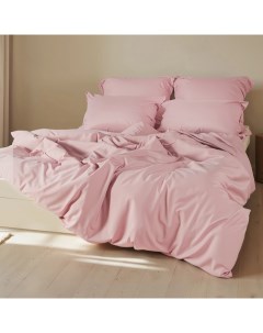 Простыня на резинке SL Home Modal 140*200+30 см, цв. розовый Sima-land home