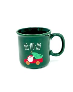 Кружка Ho Ho Ho (green) 8х9.5см доломит MUCT-131 Калядны час