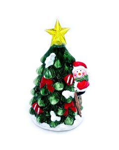 Сувенир новогодний LED Christmas tree, 15,5х8,8см, керамика Калядны час