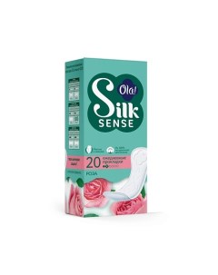 Silk Sense DAILY DEO Ежедневные мягкие прокладки, аромат Бархатная роза 20.0 Ola!