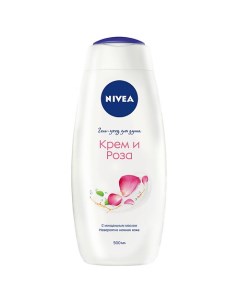 Гeль-уход для душа Крем и Роза Nivea