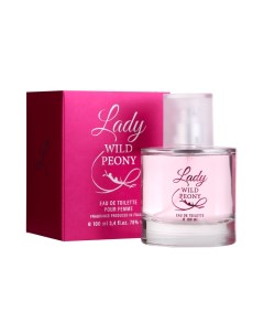 Туалетная вода женская "Lady Wild Peony", 100 мл Genty